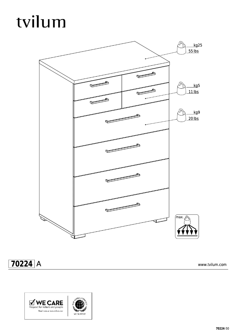 Image de la première page du manuel de l'appareil Front (78.6x49.8x120.5)