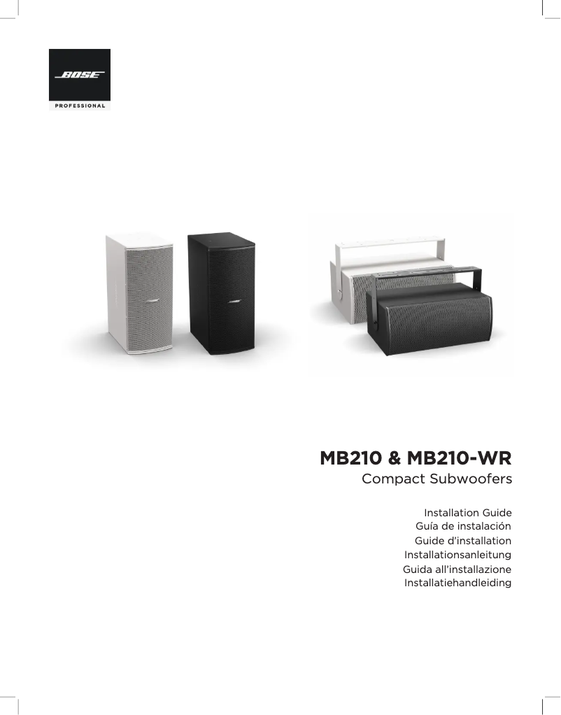 Image de la première page du manuel de l'appareil MB210-WR