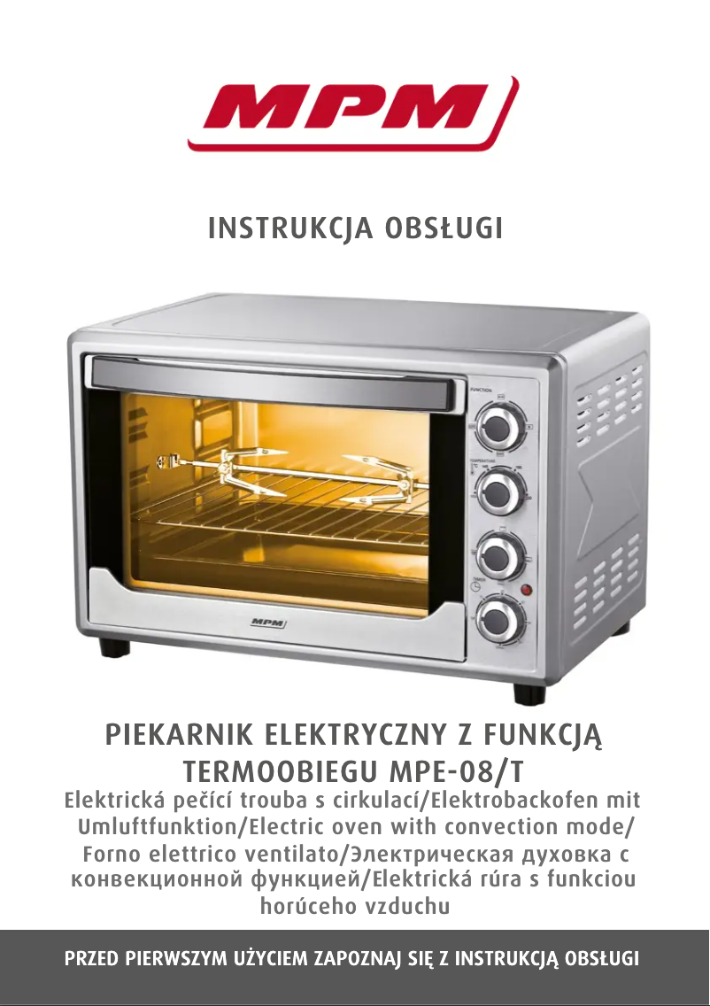 Page 1 de la notice Manuel utilisateur MPM MPE-08/T