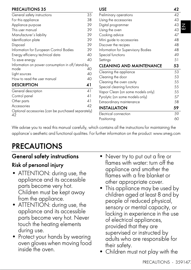 Image de la première page du manuel de l'appareil SFPR9301TX