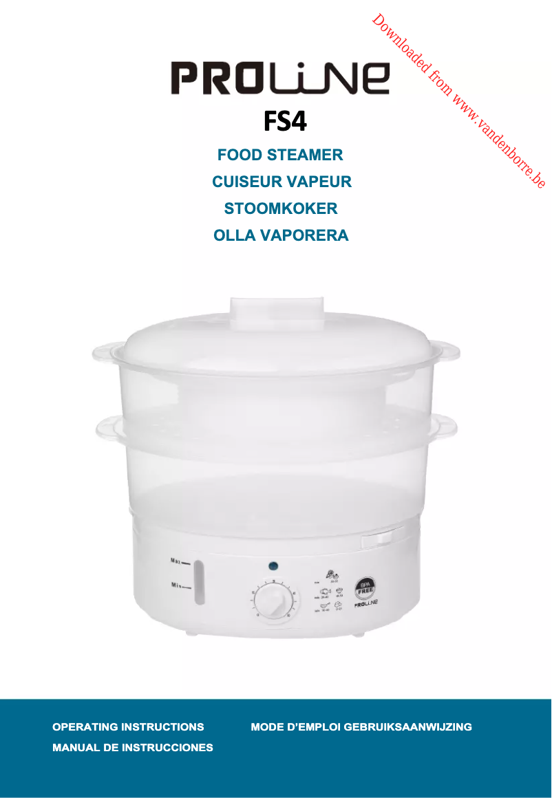 Page n°1 - Manuel utilisateur Proline FS4