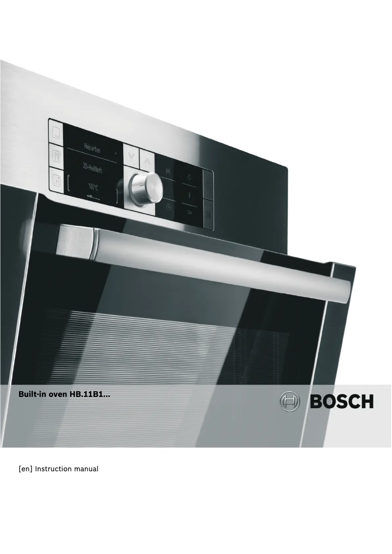 Page n°1 - Manuel utilisateur Bosch HBA11B150A