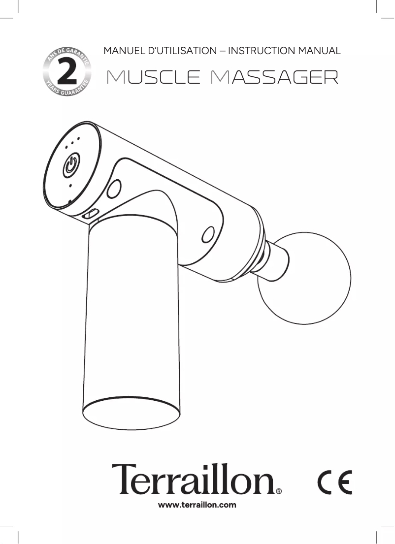 Page n°1 - Manuel utilisateur Terraillon Muscle Massager
