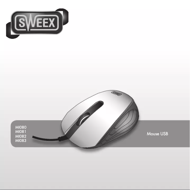 Page 1 de la notice Manuel utilisateur Sweex MI083