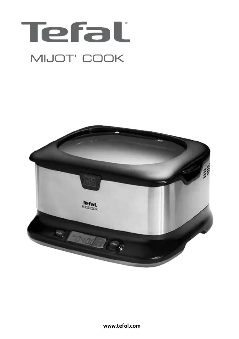 Page 1 de la notice Manuel utilisateur Tefal Mijot Cook SD5000