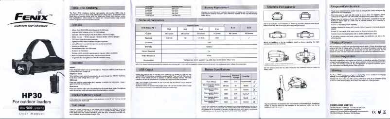 Image de la première page du manuel de l'appareil HP30