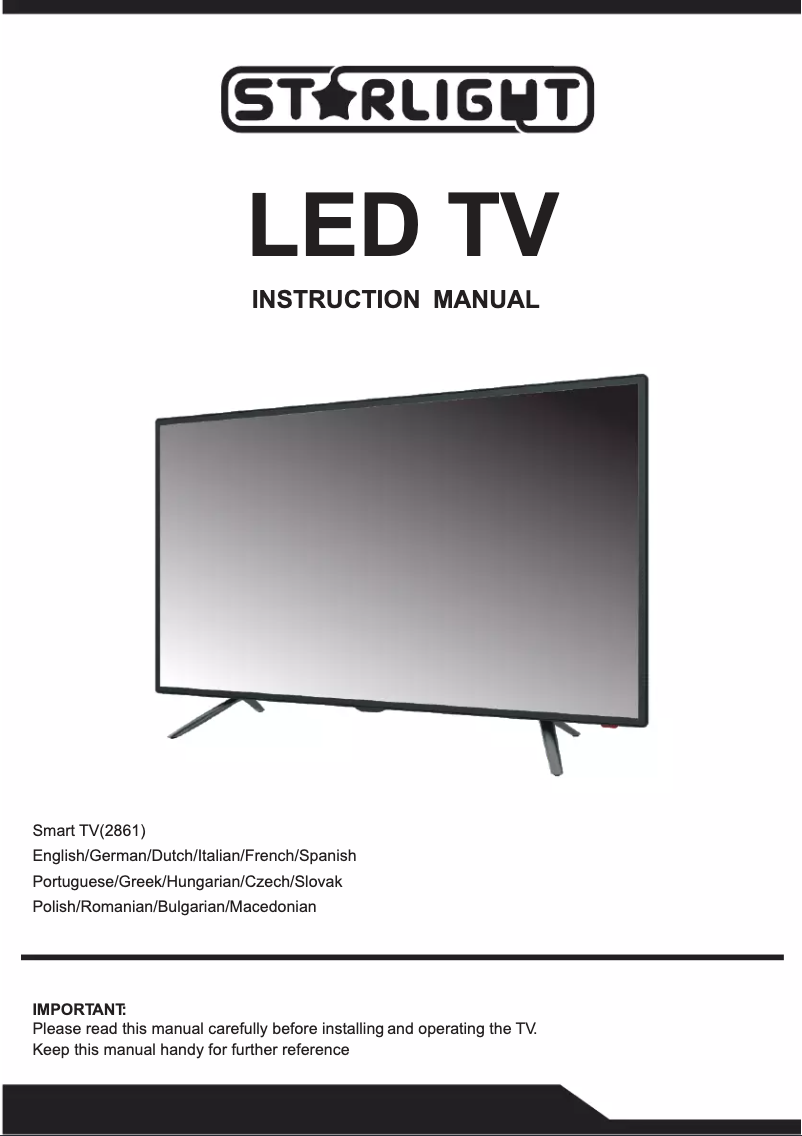 Página 1 del manual Manual de usuario Star-Light 55DM7500