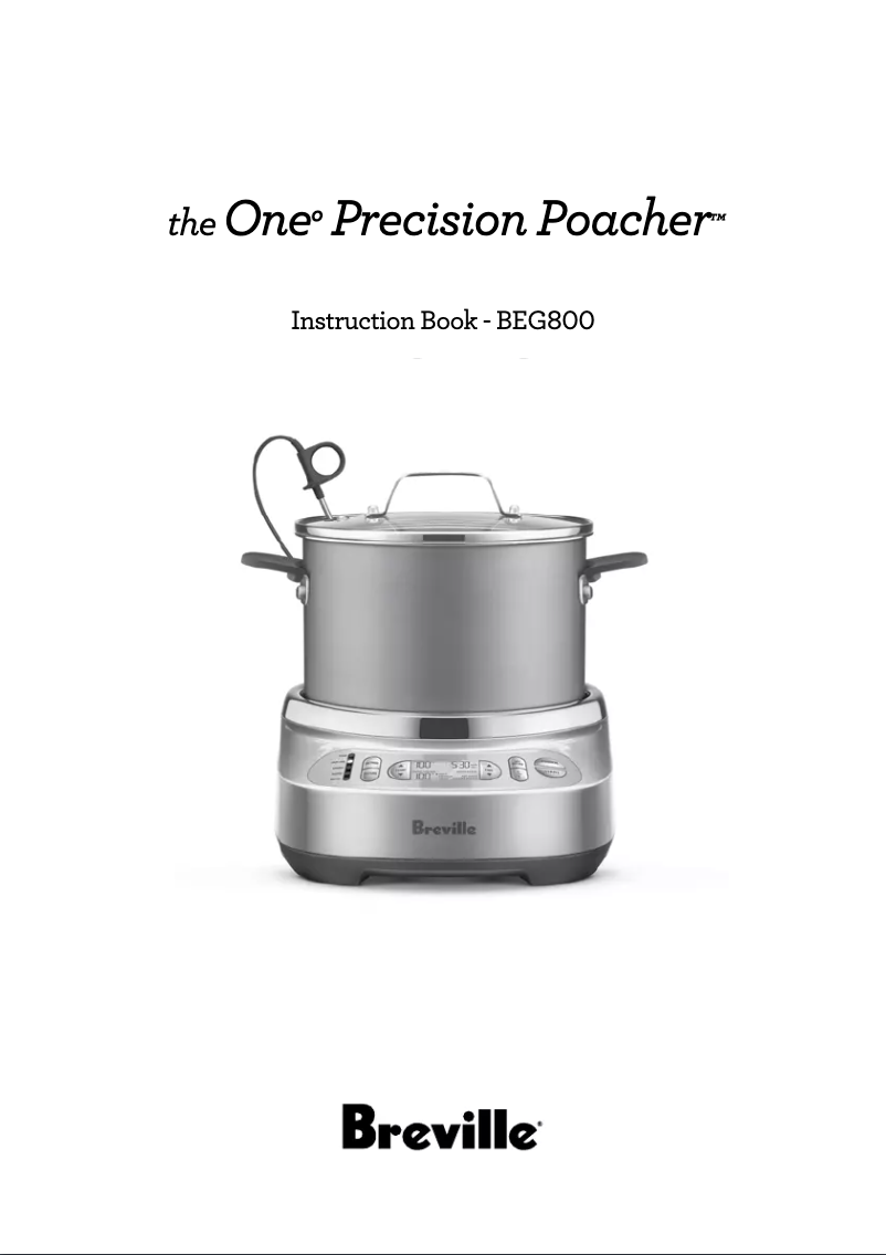 Page n°1 - Manuel utilisateur Breville the One Precision Poacher BEG800