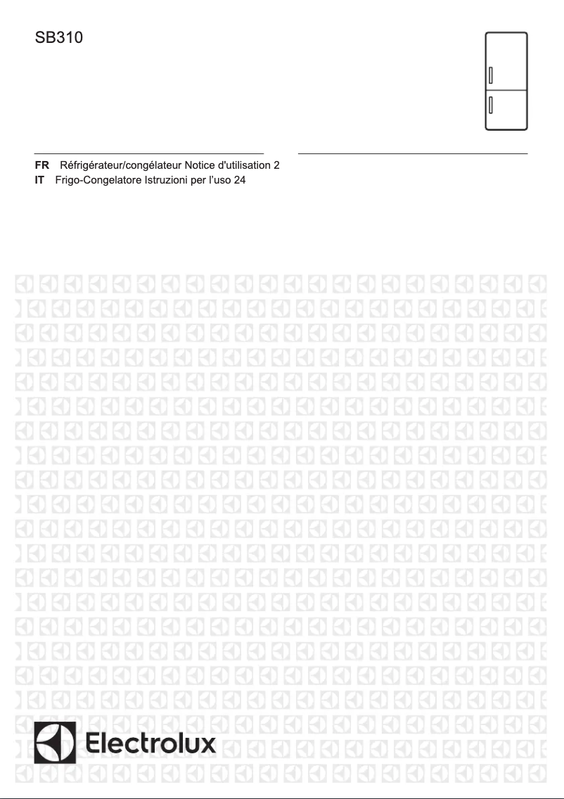 Page 1 de la notice Manuel utilisateur Electrolux SB310