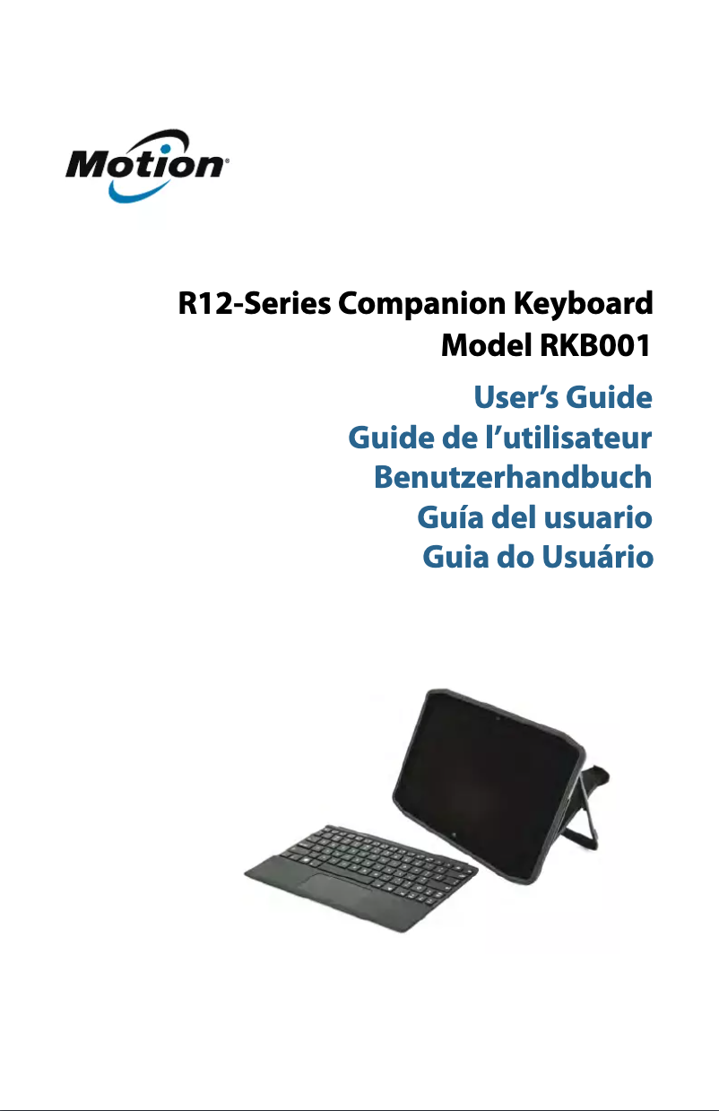 Página 1 del manual Manual de usuario Motion Computing RKB001