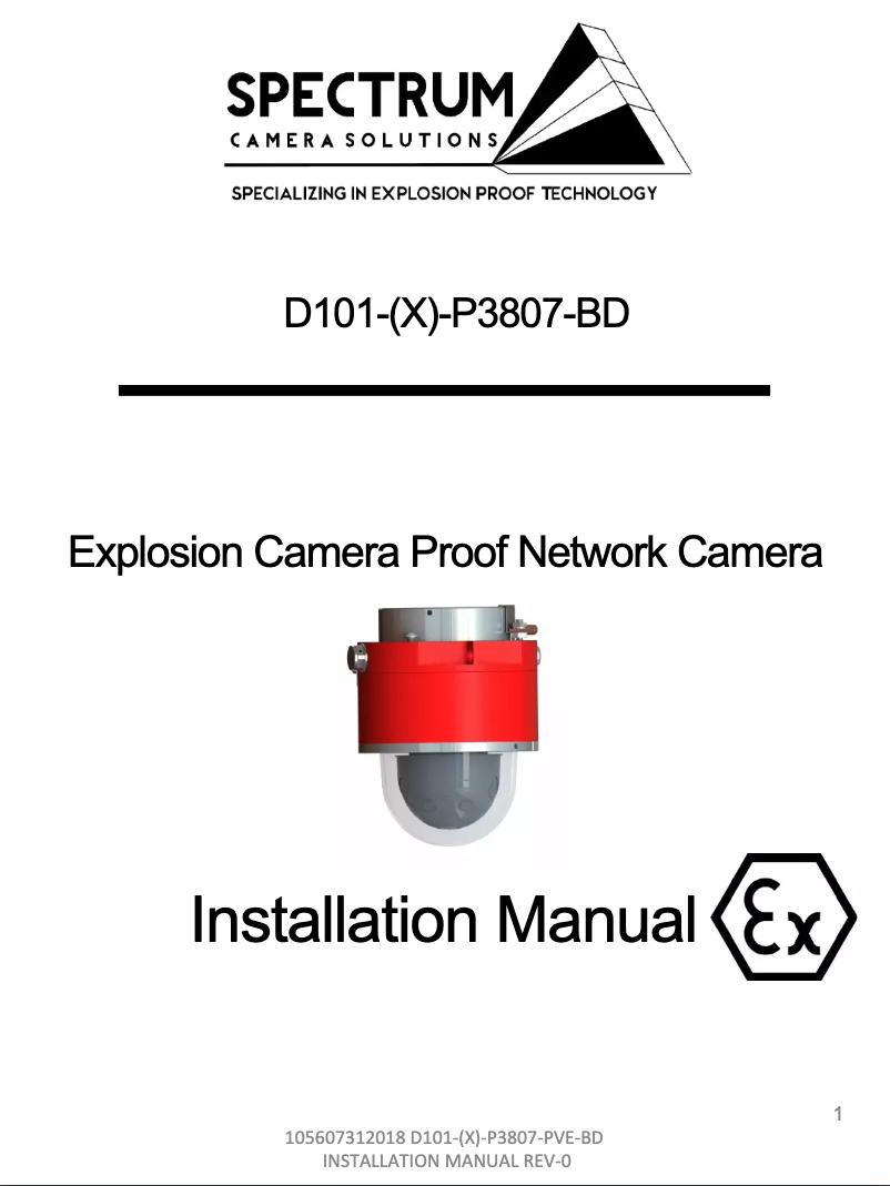 Page 1 de la notice Manuel utilisateur Axis D101-A