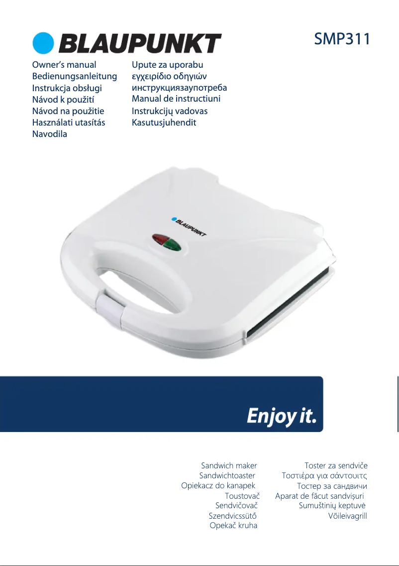 Page n°1 - Manuel utilisateur Blaupunkt SMP311
