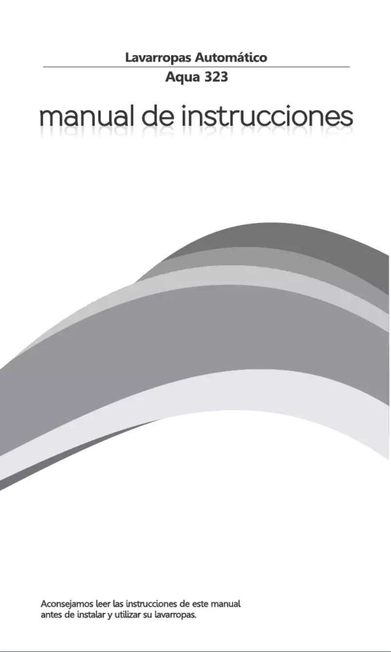 Image de la première page du manuel de l'appareil Aqua 323