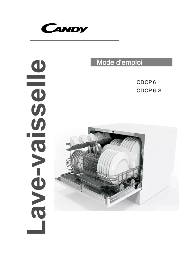 Page 1 de la notice Manuel utilisateur Candy CDCP 6S