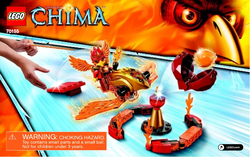 Page 1 de la notice Manuel utilisateur Lego Chima 70155