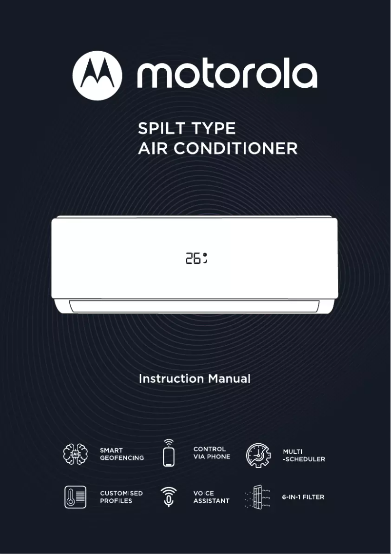 Image de la première page du manuel de l'appareil Smart Air Condition