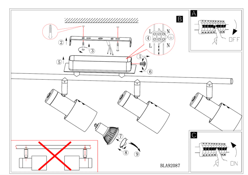 Page n°1 - Manuel utilisateur Eglo Davida