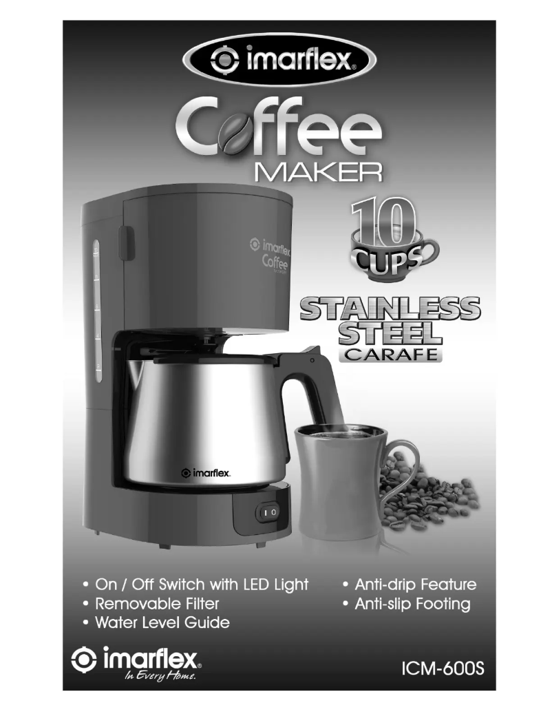 Page 1 de la notice Manuel utilisateur Imarflex ICM-600S
