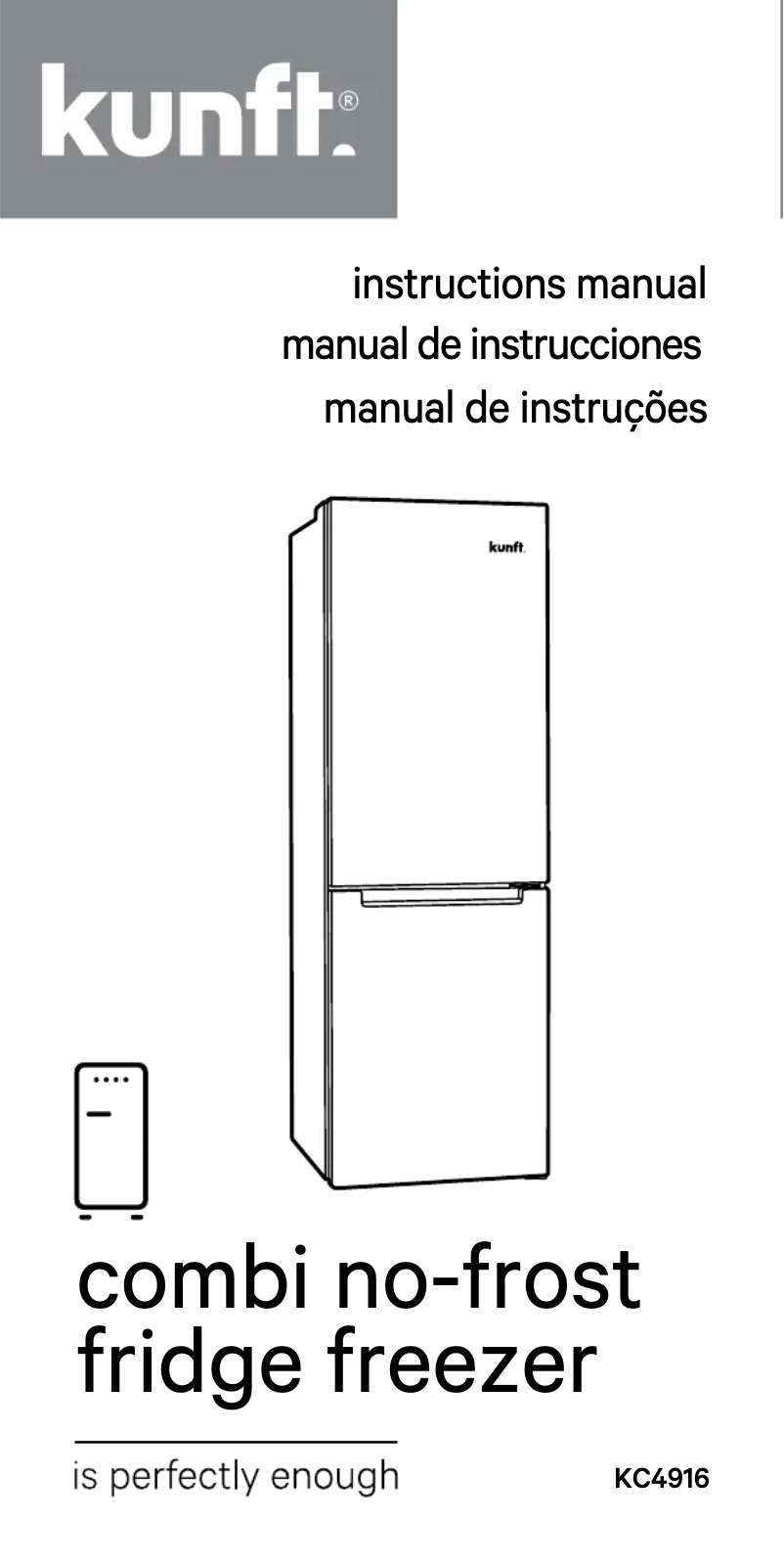 Página 1 del manual Manual de usuario Kunft KC4916