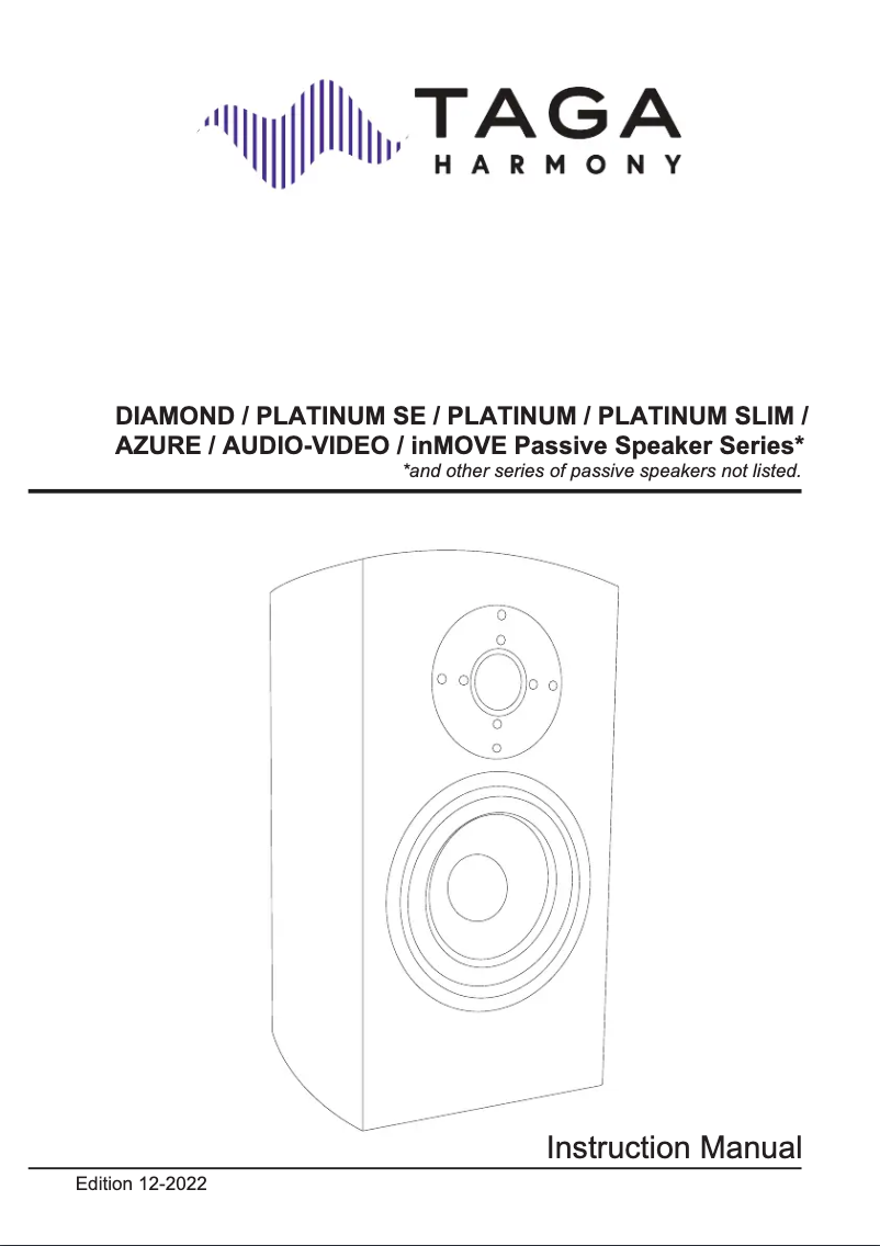 First page image of the manual for TAV-B