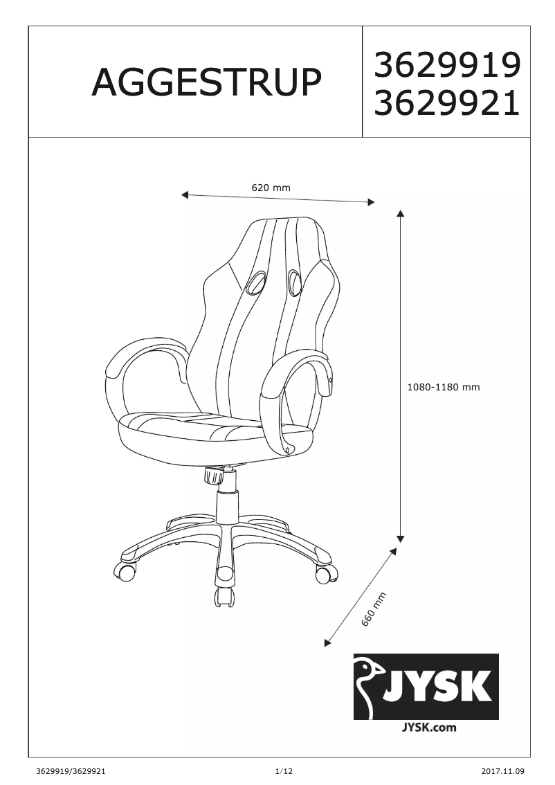 Image de la première page du manuel de l'appareil Aggestrup