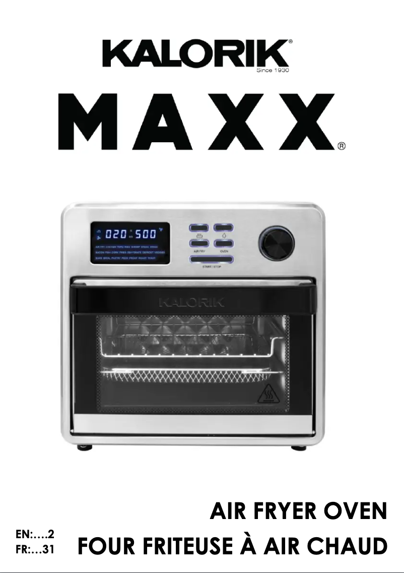 Imagen de la primera página del manual del dispositivo MAXX AFO 50932 OW