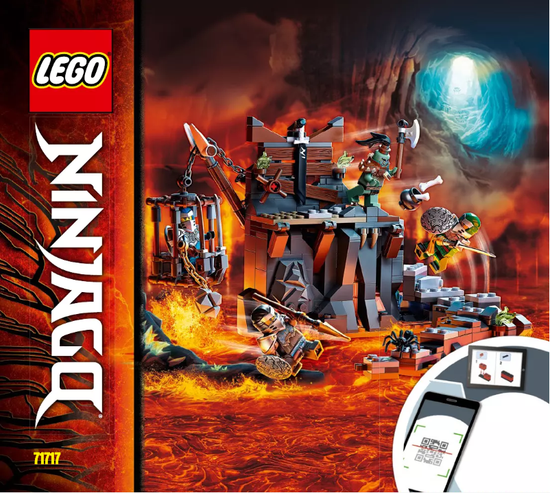 Page 1 de la notice Manuel utilisateur Lego Ninjago 71717
