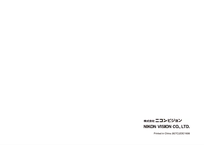 Page n°1 - Manuel utilisateur Nikon Monarch ED