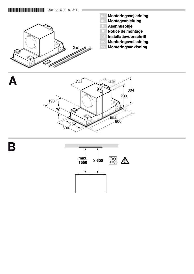 Page n°1 - Guide d'installation Neff I96CM57N0