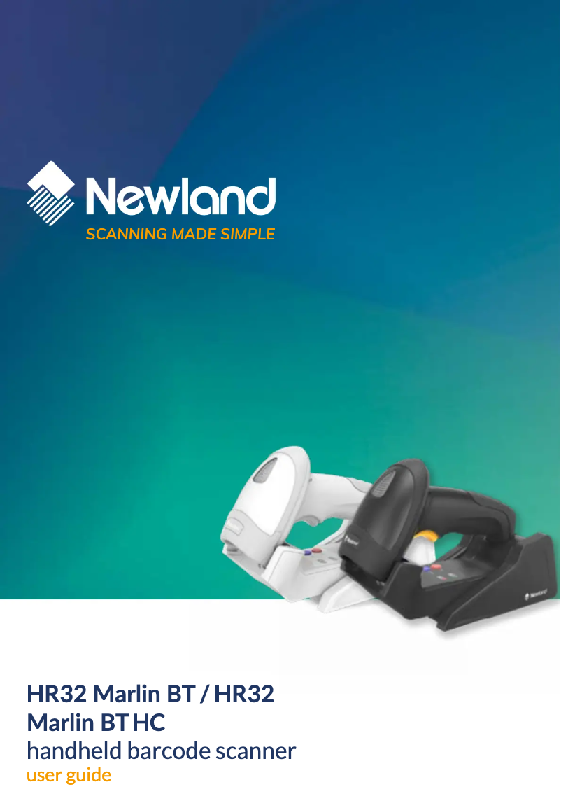 Imagen de la primera página del manual del dispositivo HR32 Marlin BT
