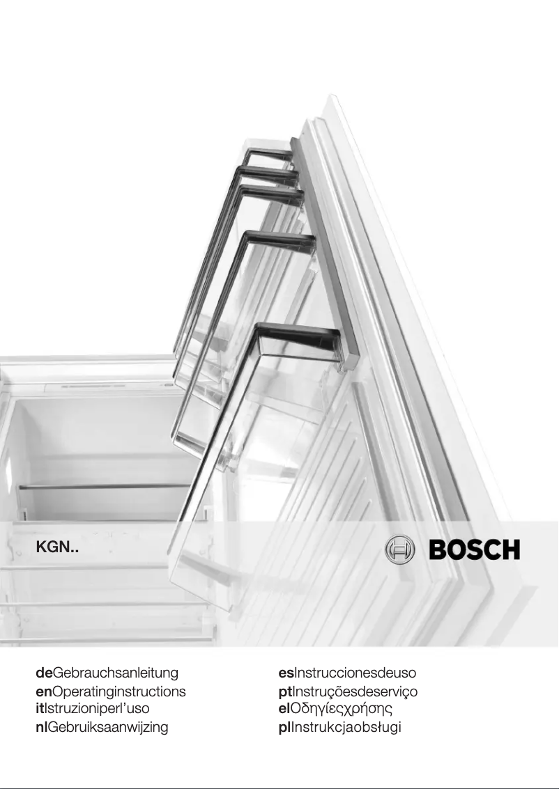 Page 1 of the manual User Manual Bosch KGN49AI30