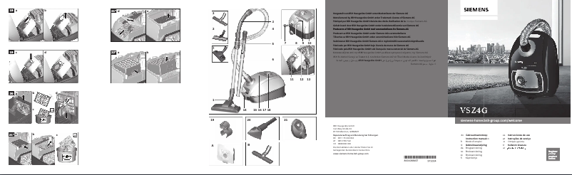 Page n°1 - Manuel utilisateur Siemens VSZ4GMJUBI