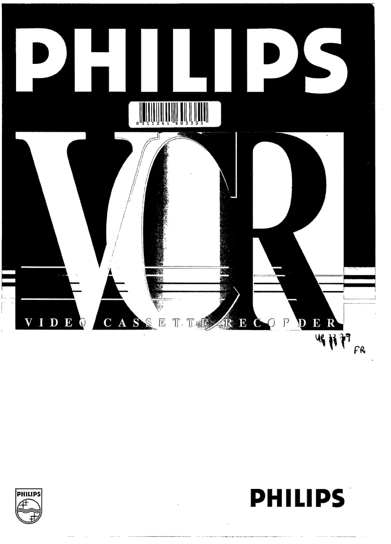 Page n°1 - Manuel utilisateur Philips VR7379