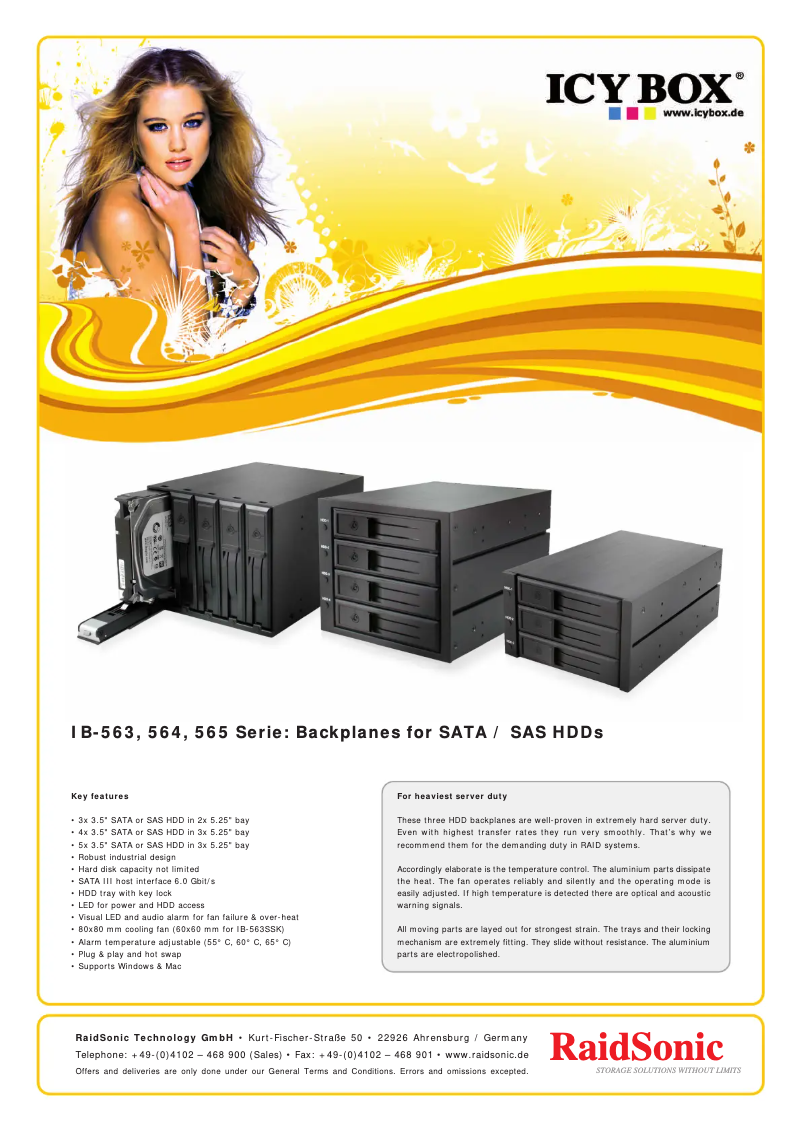 Image de la première page du manuel de l'appareil IB-563SSK