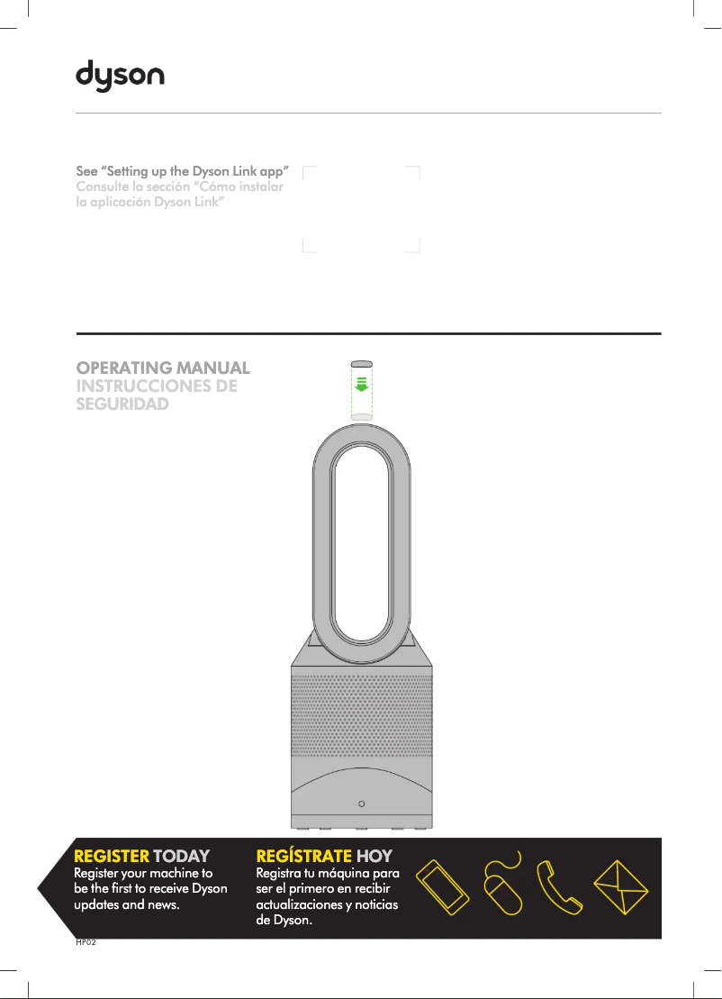 Image de la première page du manuel de l'appareil Pure Hot+Cool Link