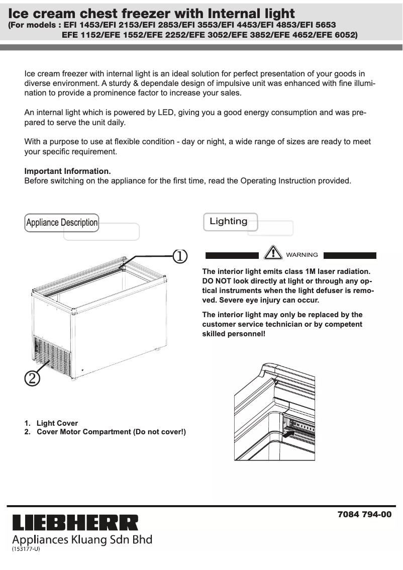 Page n°1 - Guide d'installation Liebherr EFE 4652