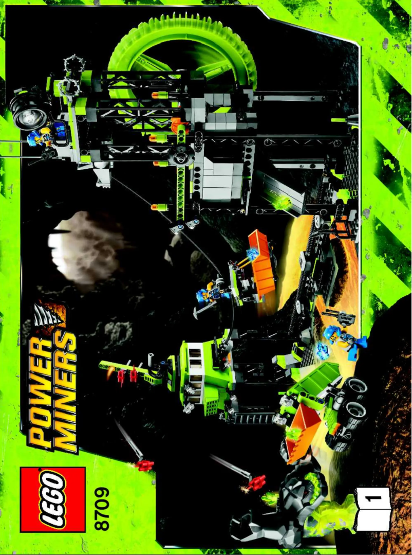 Page 1 de la notice Manuel utilisateur Lego Underground Mining Station
