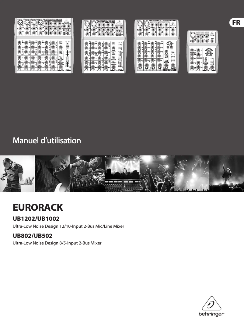 Page n°1 - Manuel utilisateur Behringer Eurorack UB1002