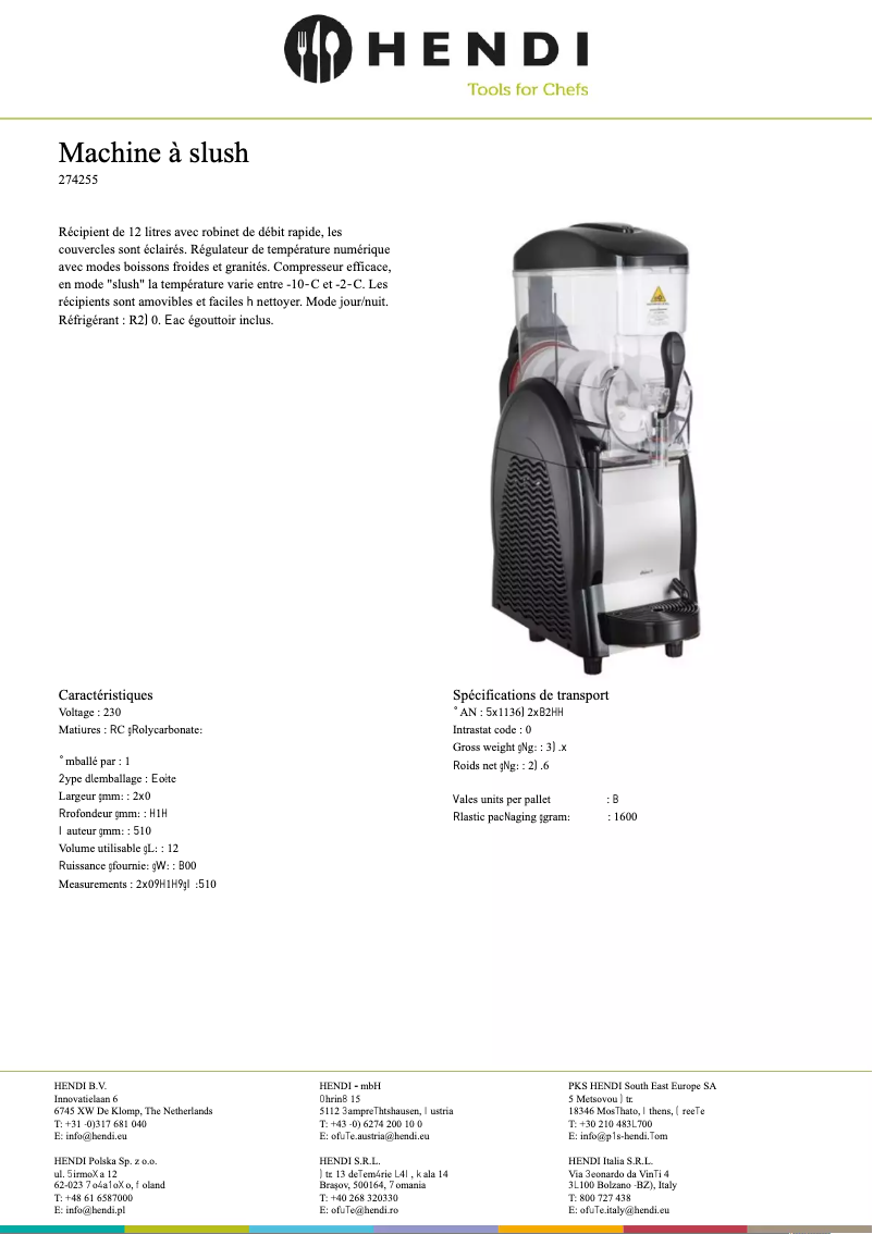 Image de la première page du manuel de l'appareil 274255