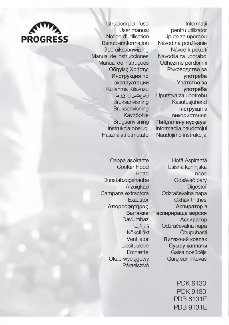 Página 1 del manual Manual de usuario Progress PDB9131E