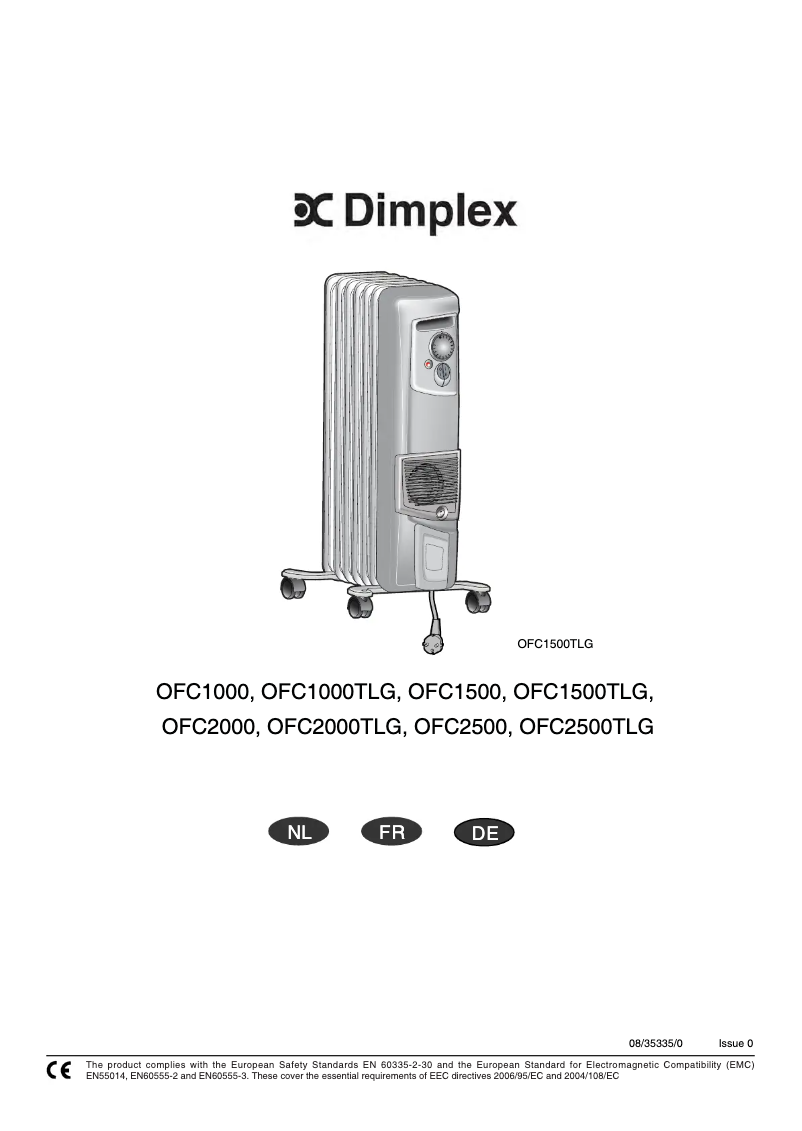 Image de la première page du manuel de l'appareil OFC2500