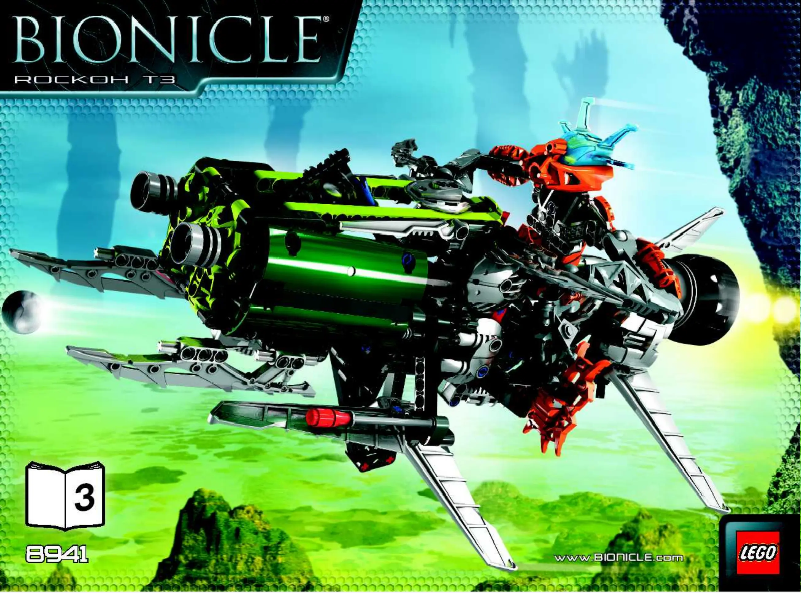 Image de la première page du manuel de l'appareil Bionicle 8941