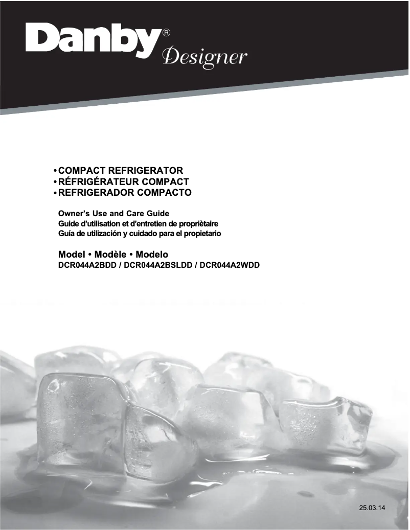 Página 1 del manual Manual de usuario Danby DCR044A2BDD
