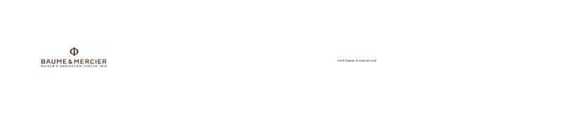 Page n°1 - Manuel utilisateur Baume & Mercier Hampton