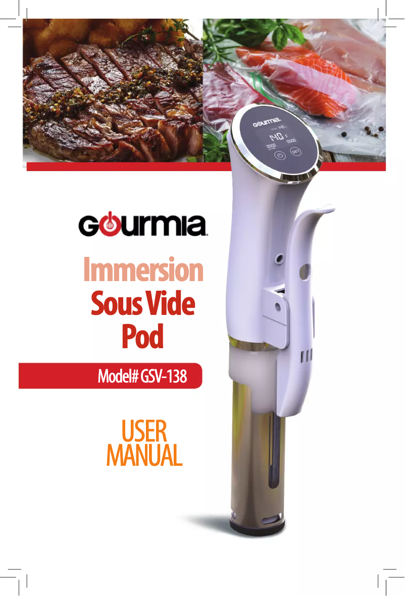 Image de la première page du manuel de l'appareil GSV138