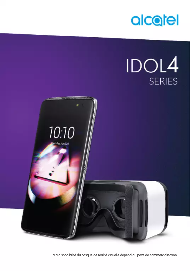 Image de la première page du manuel de l'appareil IDOL 4S