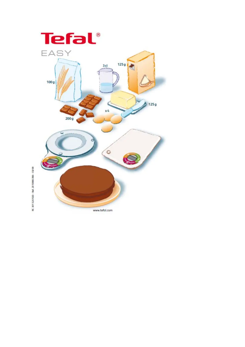 Page 1 de la notice Manuel utilisateur Tefal Easy