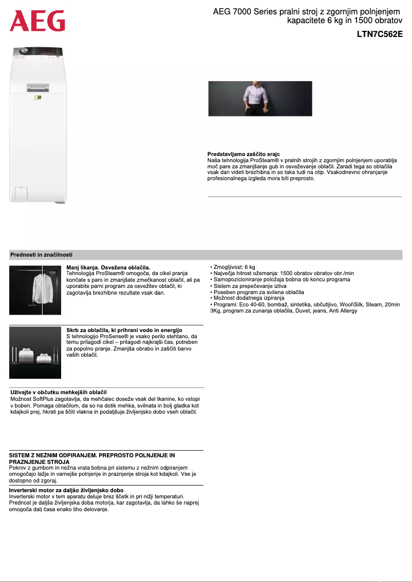 Imagen de la primera página del manual del dispositivo LTN7C562E