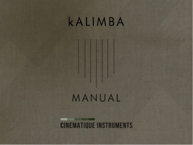 Página 1 del manual Manual de usuario Steinberg Kalimba