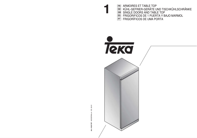 Page n°1 - Manuel utilisateur Teka TS335